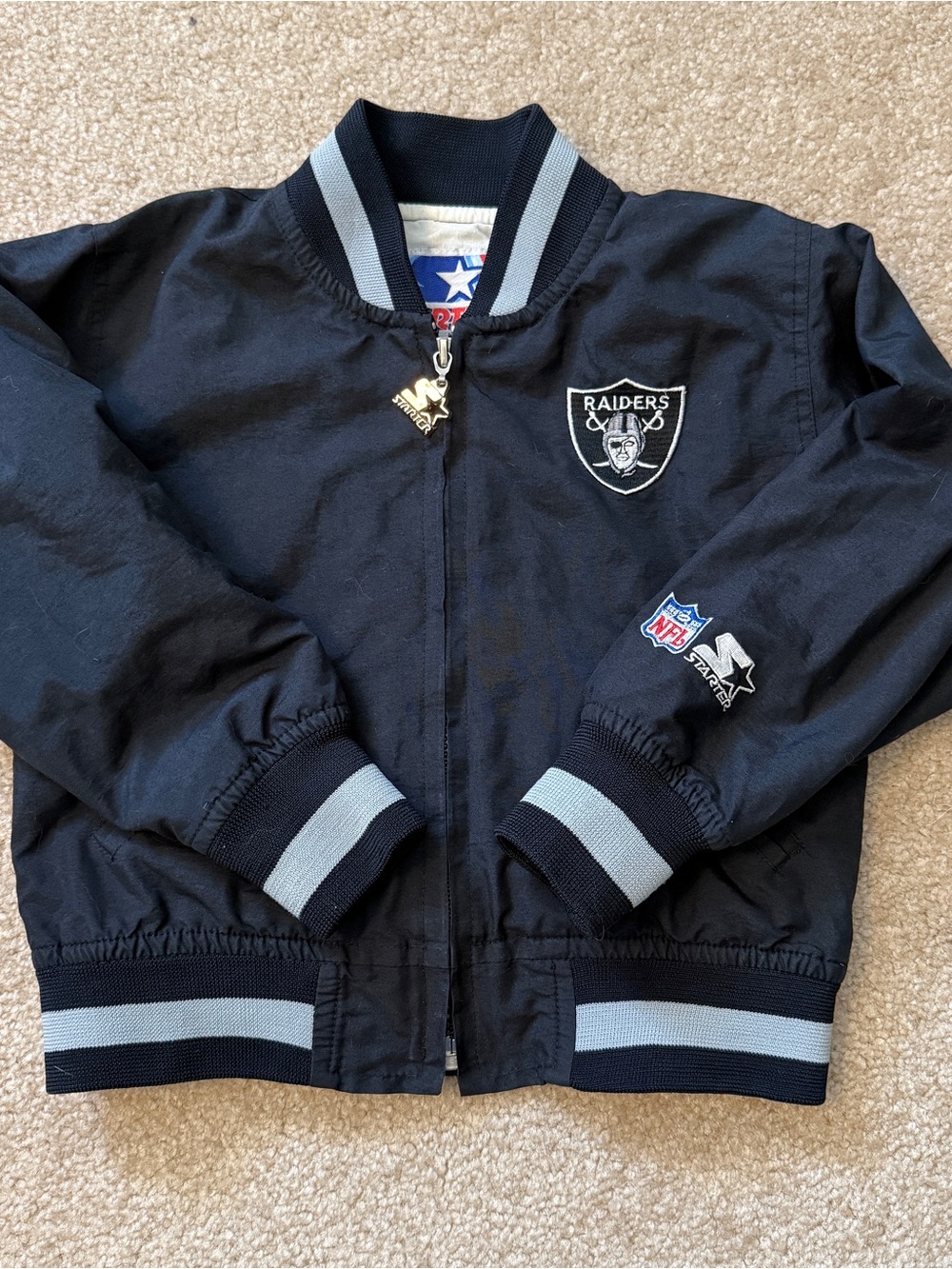 Retro Raiders NFL STARTER kids jacket